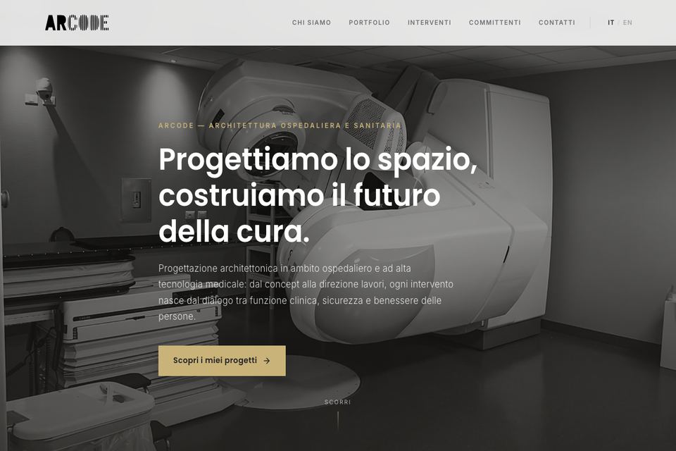 Anteprima del sito Arcode