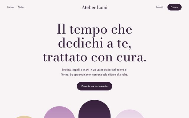 Template per estetica e parrucchieri