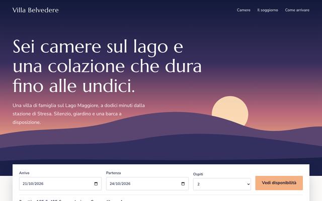 Template per hotel e B&B