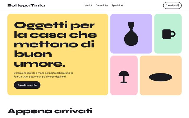 Template per negozi e e-commerce