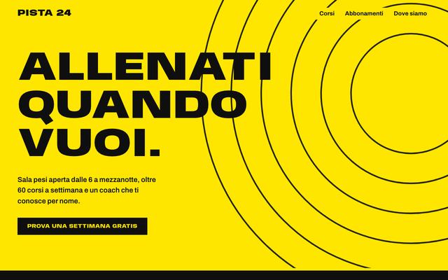 Template per palestre e fitness